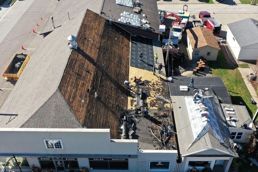 New Commercial Roofing Job by Superior Roofing in Eau Claire